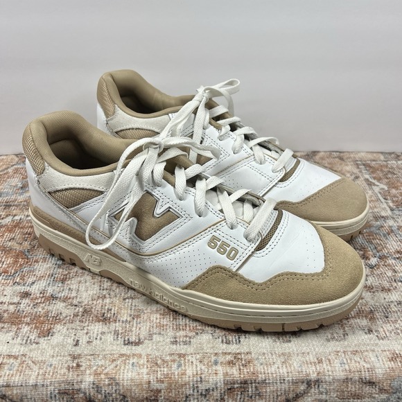New Balance 550 Shoes Men 10D Tan White Aimi Leon Dore Sneakers BB550NEC Incense